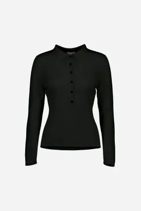 Allude Poloneck Sweater black
